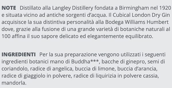 Gin Cubical Preminum - immagine 3