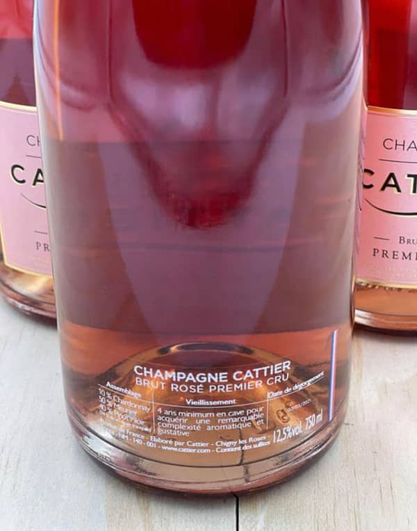 CHAMPAGNE Cattier Brut Rosé - immagine 3